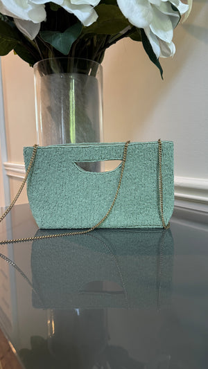 Multi color, Beaded clutch