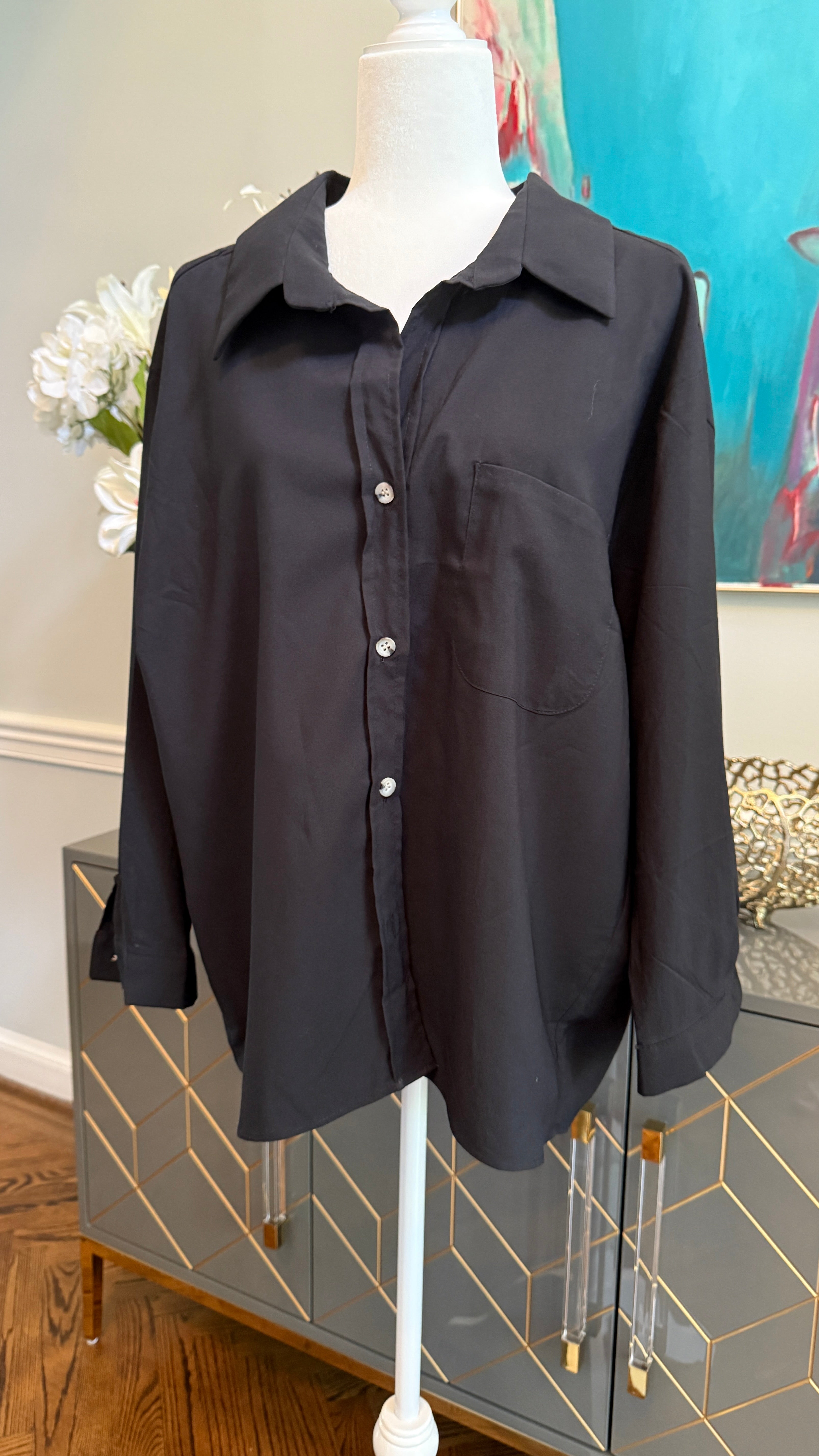 Embellished Shirt with Art theme