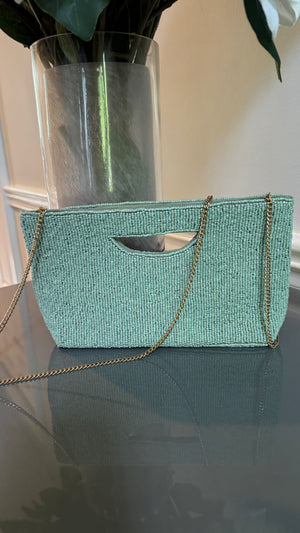 Multi color, Beaded clutch