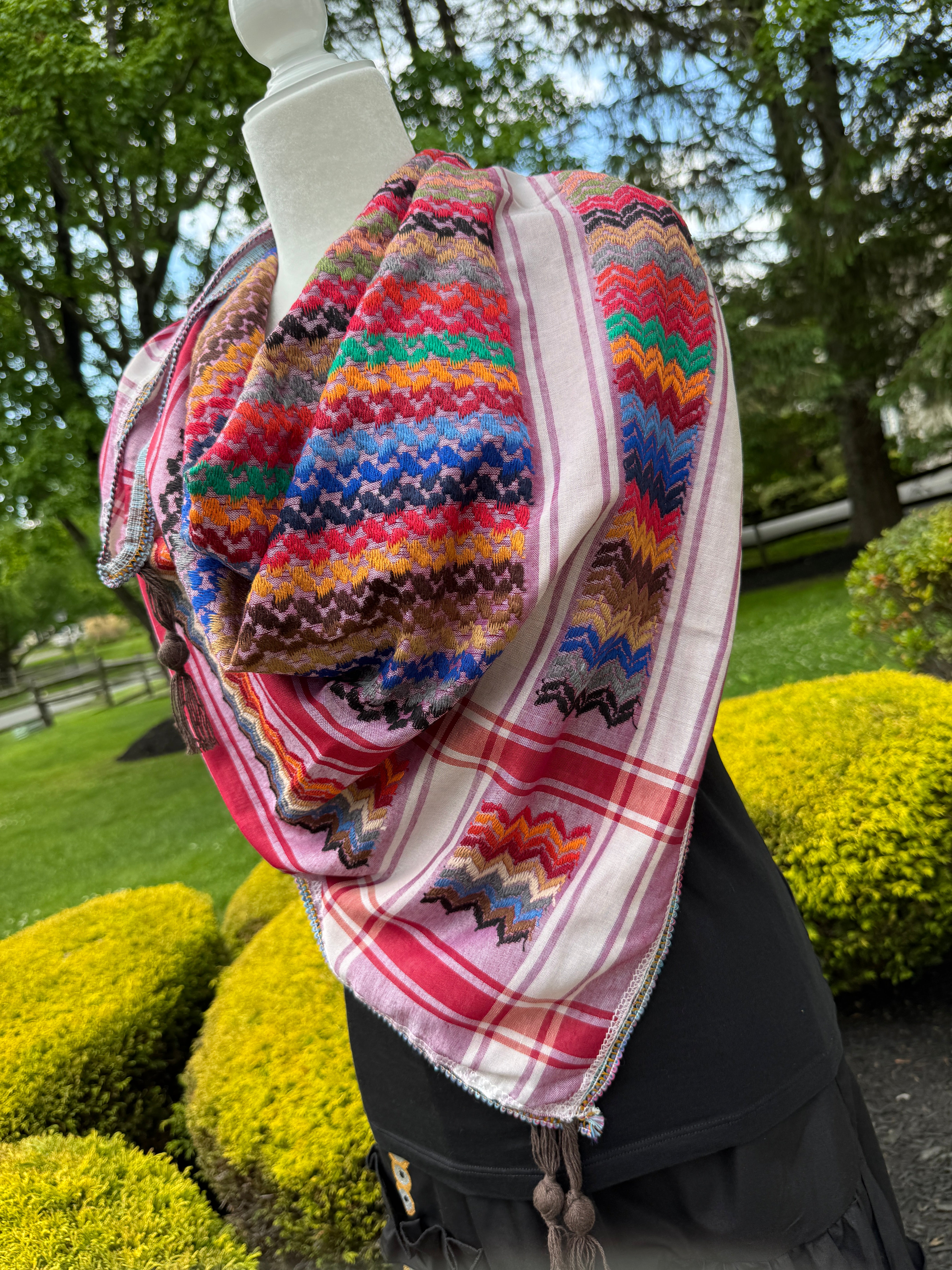 Multi color Keffiyeh, wrap
