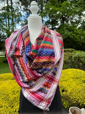 Multi color Keffiyeh, wrap