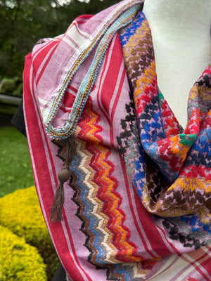 Multi color Keffiyeh, wrap