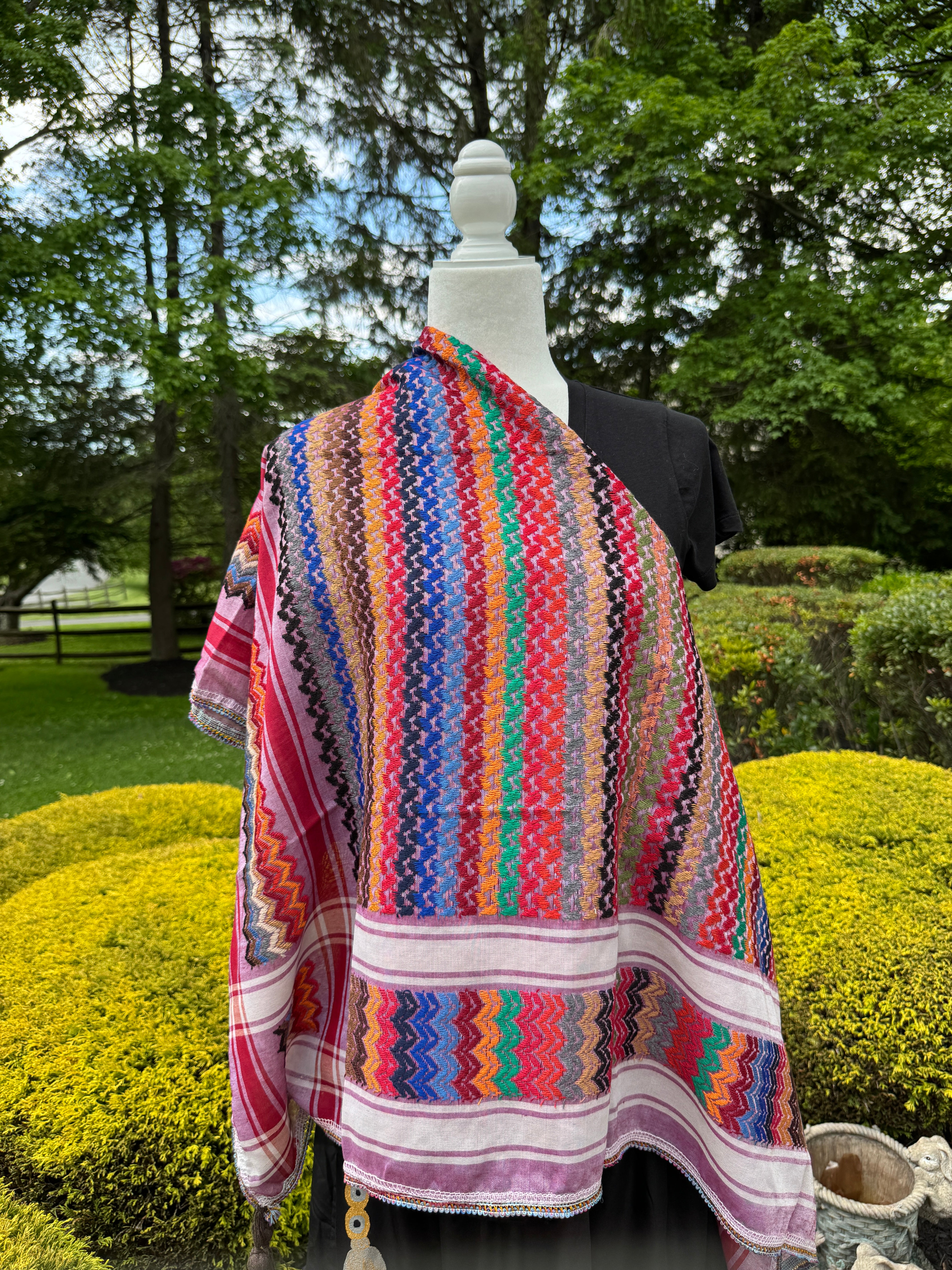 Multi color Keffiyeh, wrap