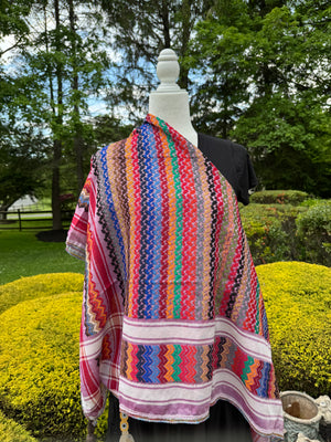 Multi color Keffiyeh, wrap