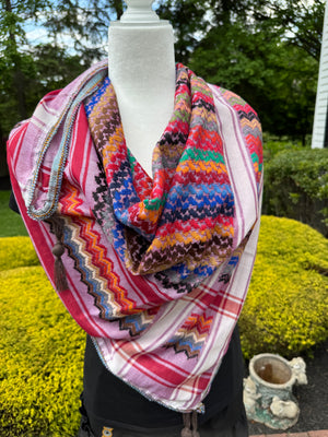 Multi color Keffiyeh, wrap