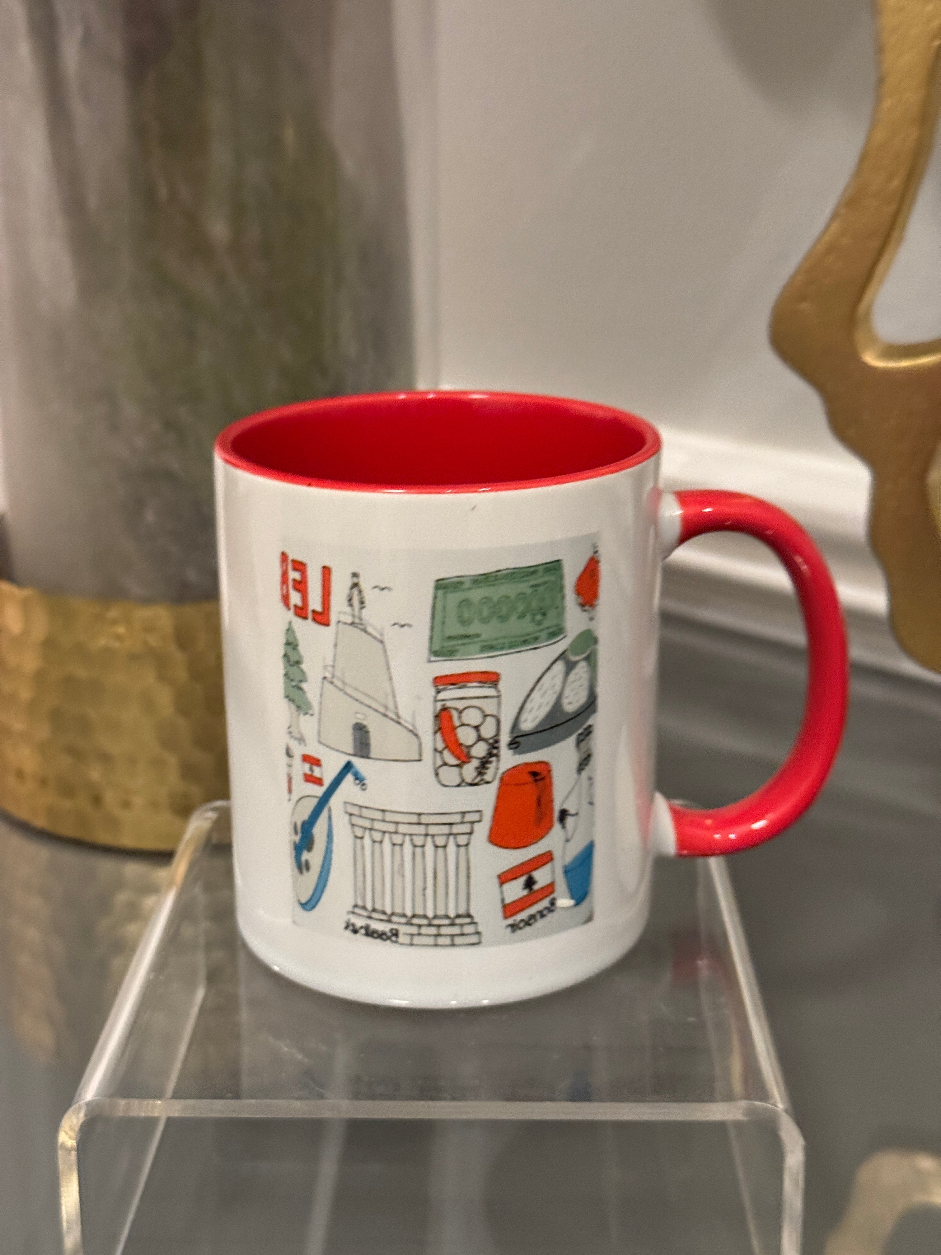 Coffee Mug designed with Lebanese Theme