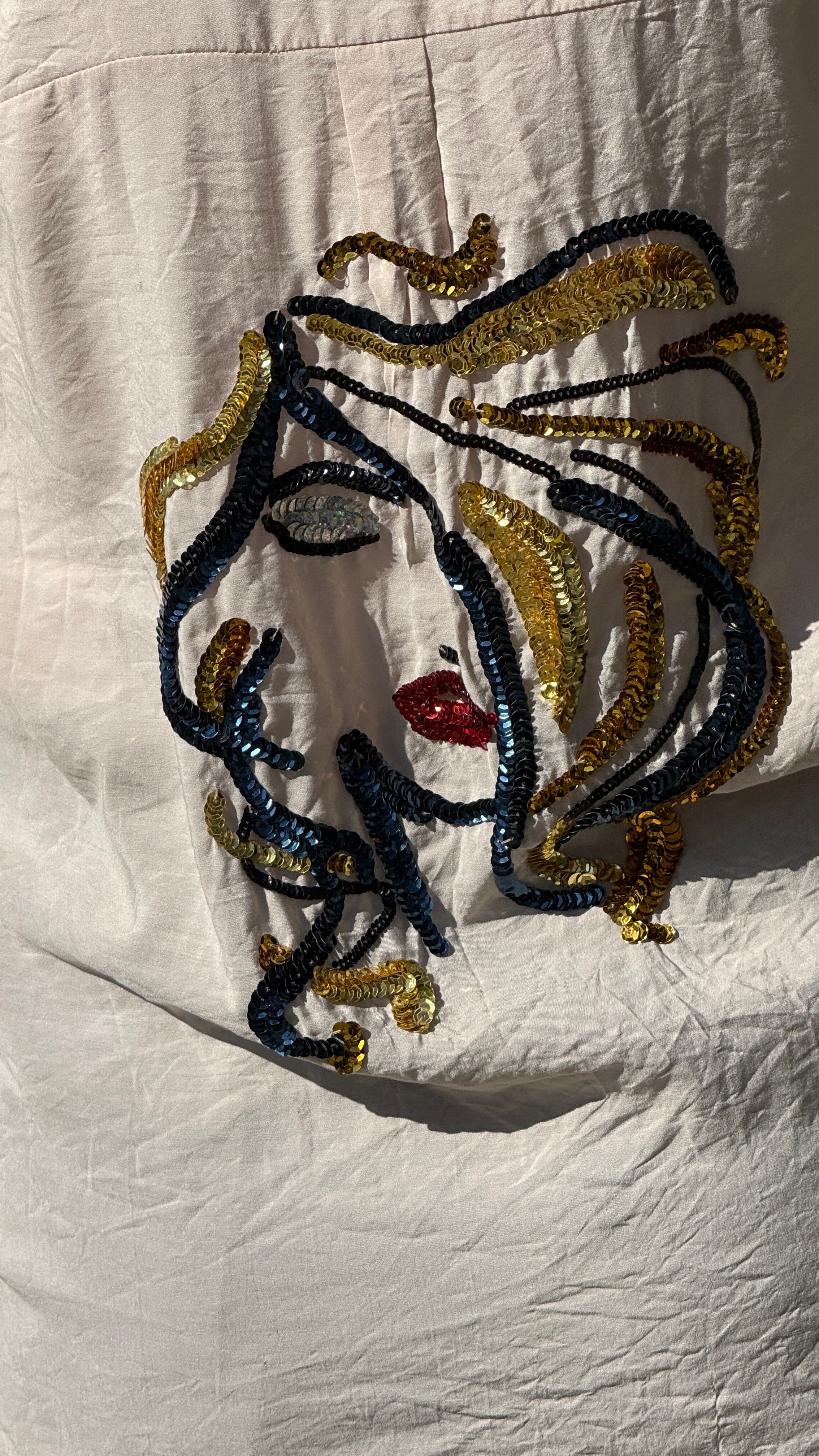 Embellished Shirt with Art theme