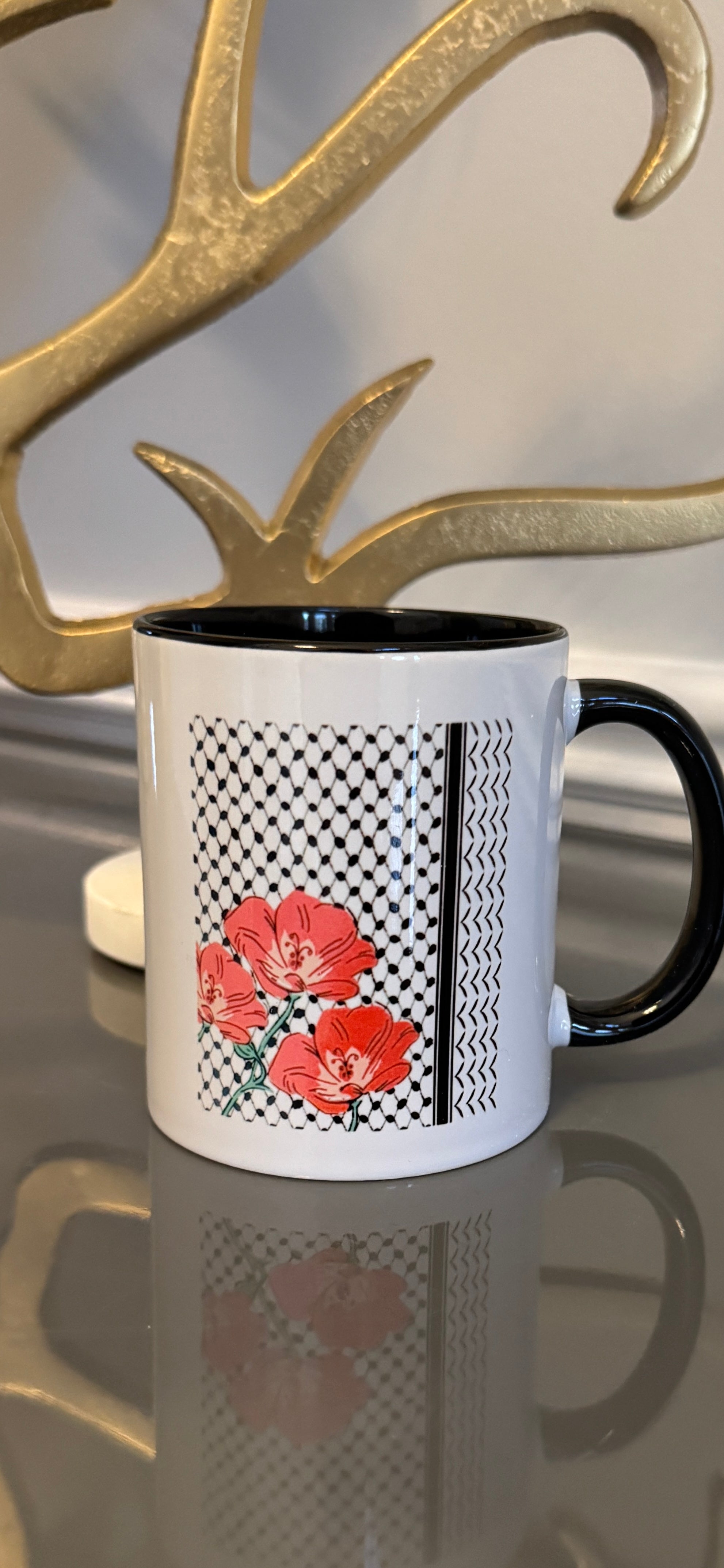 Coffee Mug designed with keffiyeh image design