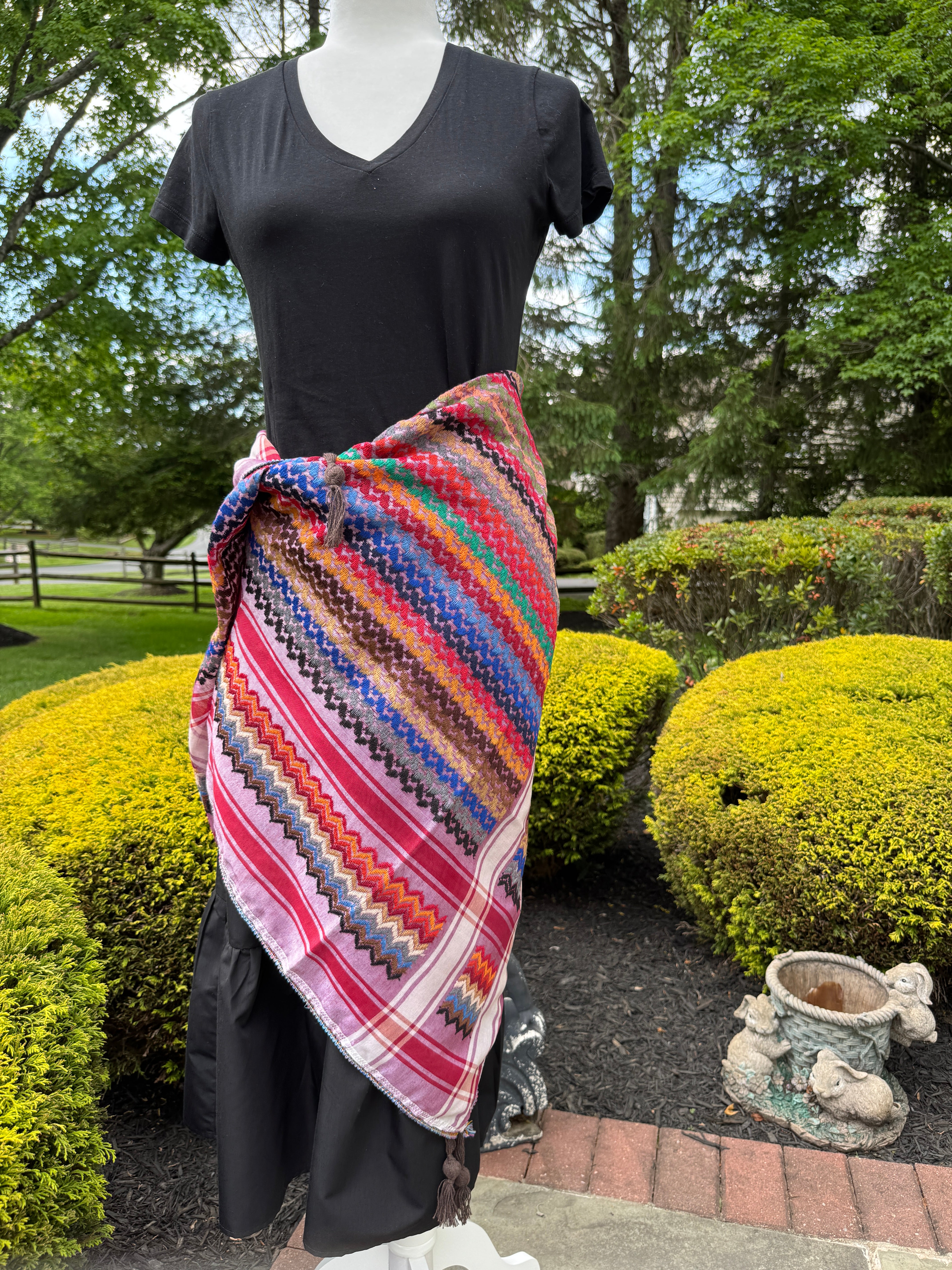 Multi color Keffiyeh, wrap