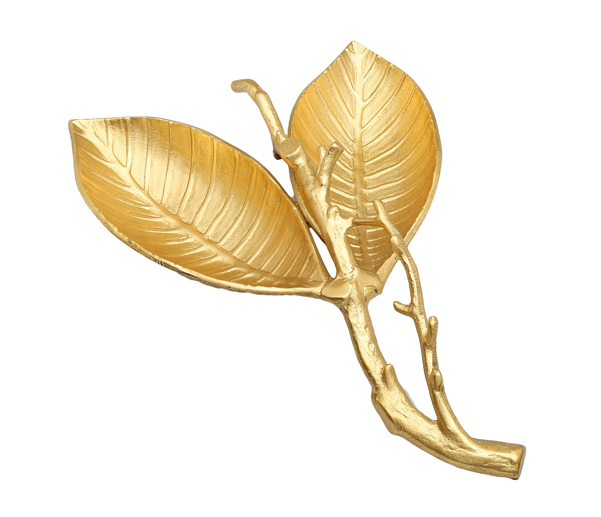 Gold Two leafs with Vibe Design