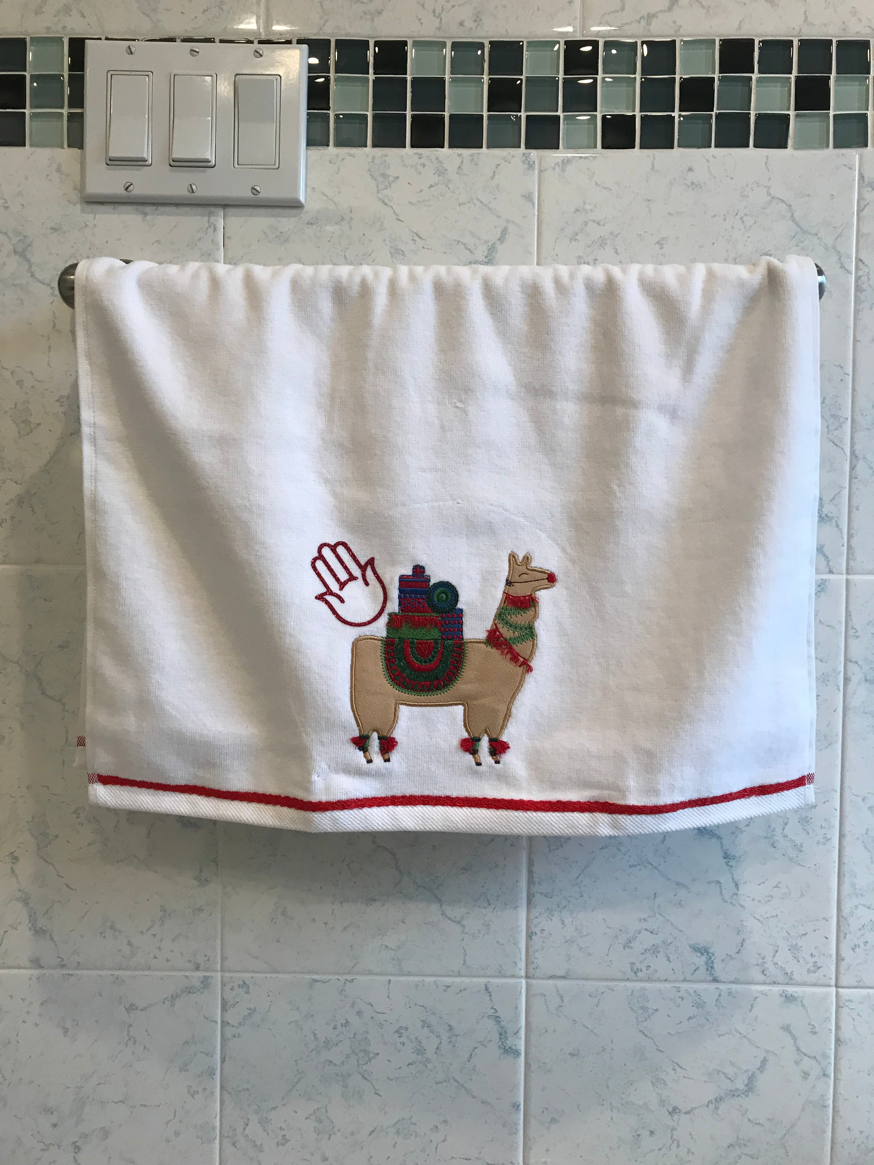 Christmas towel cotton towel