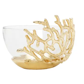 Glass bowl with Branch Design medium