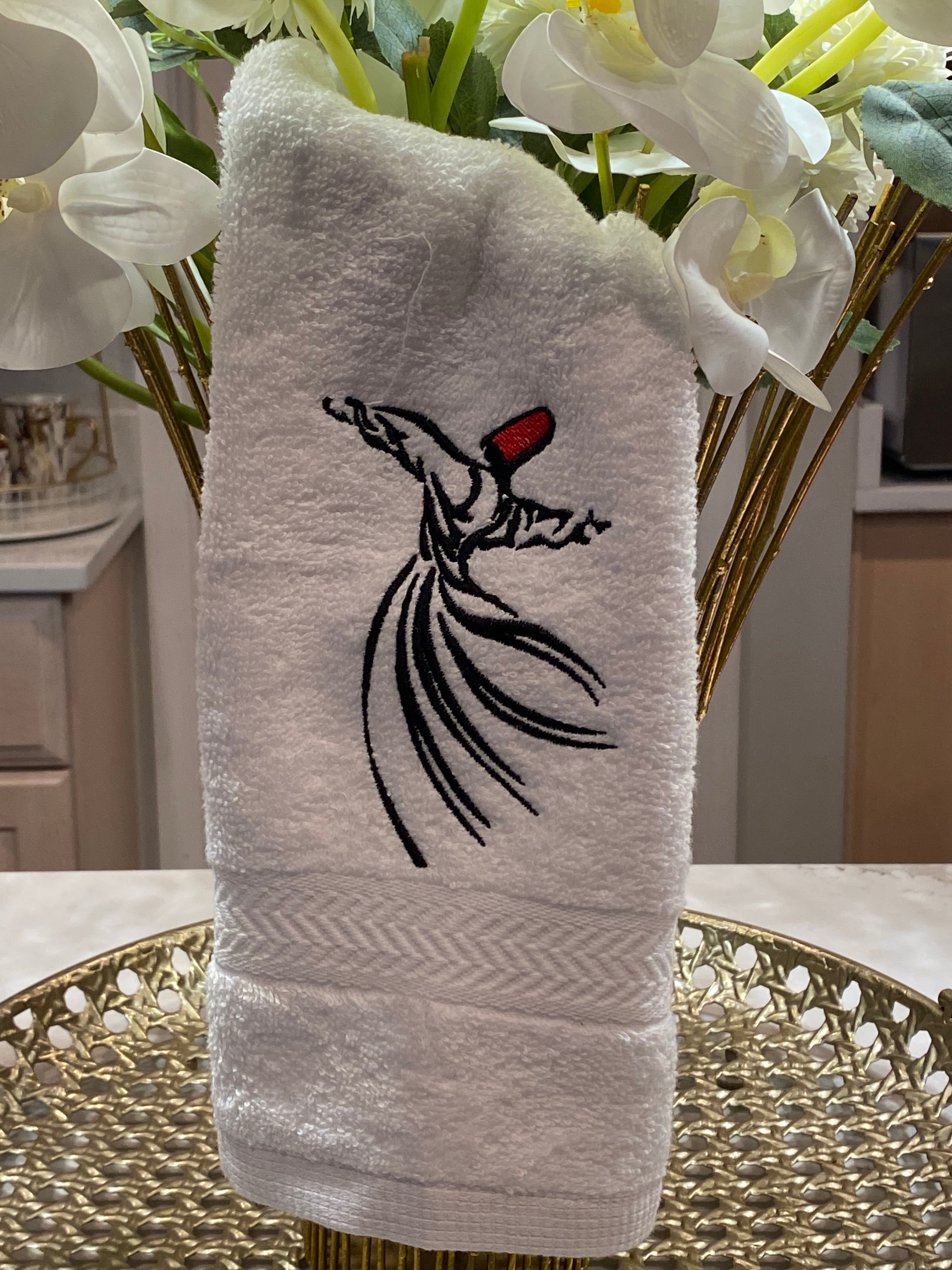 White Towel with Darvish design