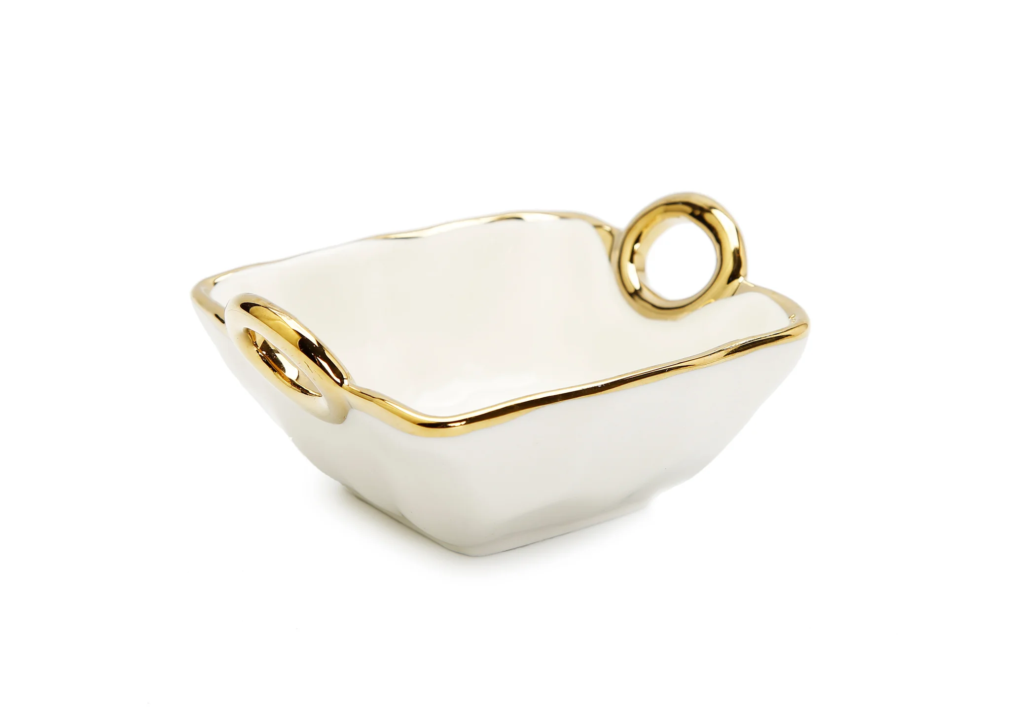 White Porcelain Relish Dish with 3 bowls