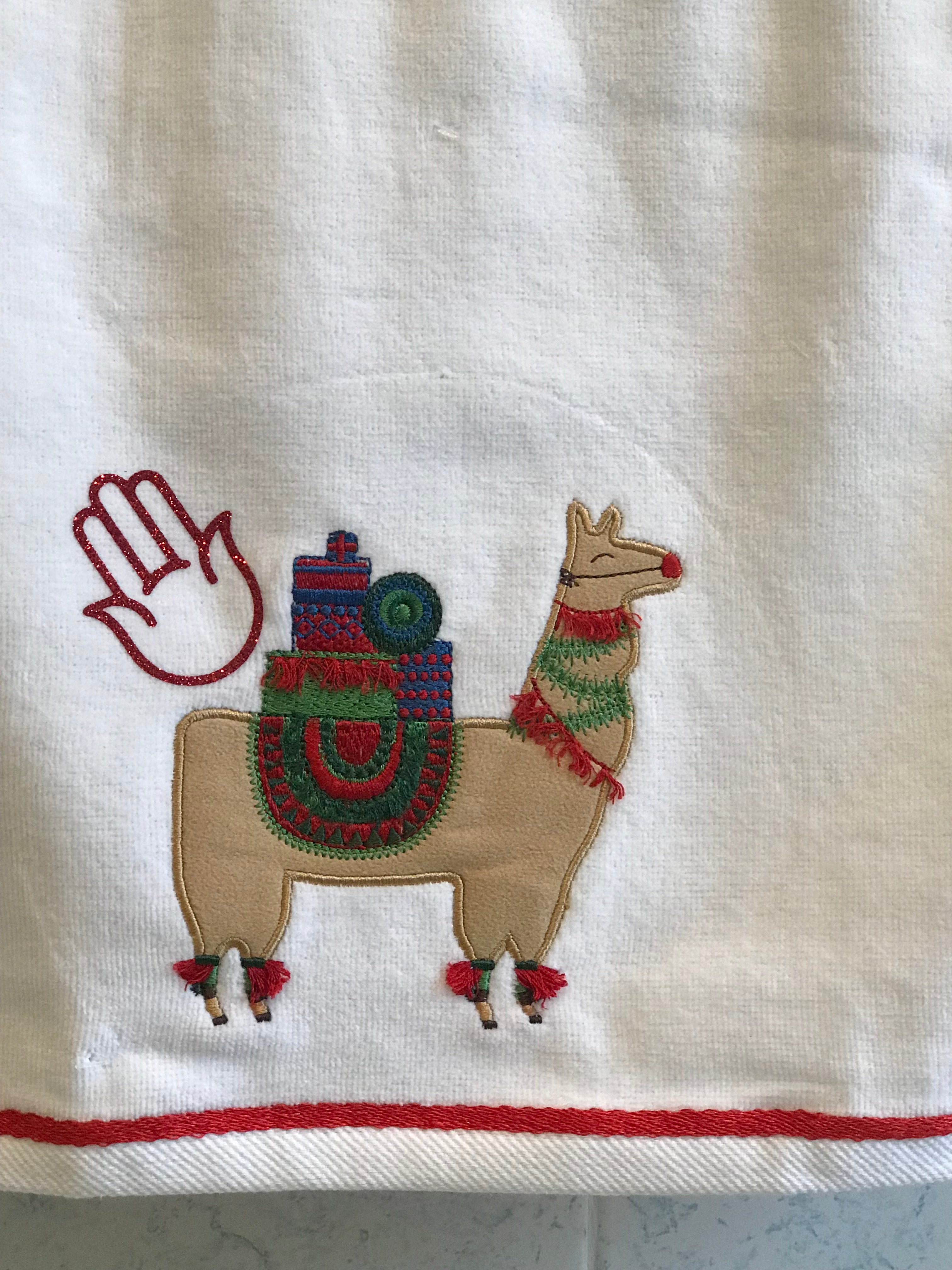 Christmas towel cotton towel