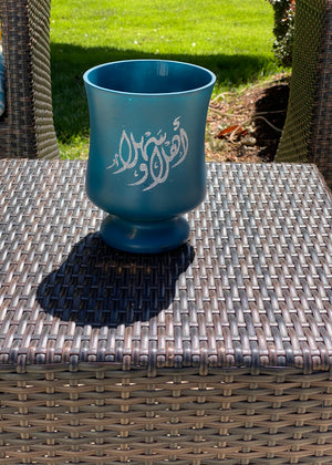 Glass vase flower vase candle holder