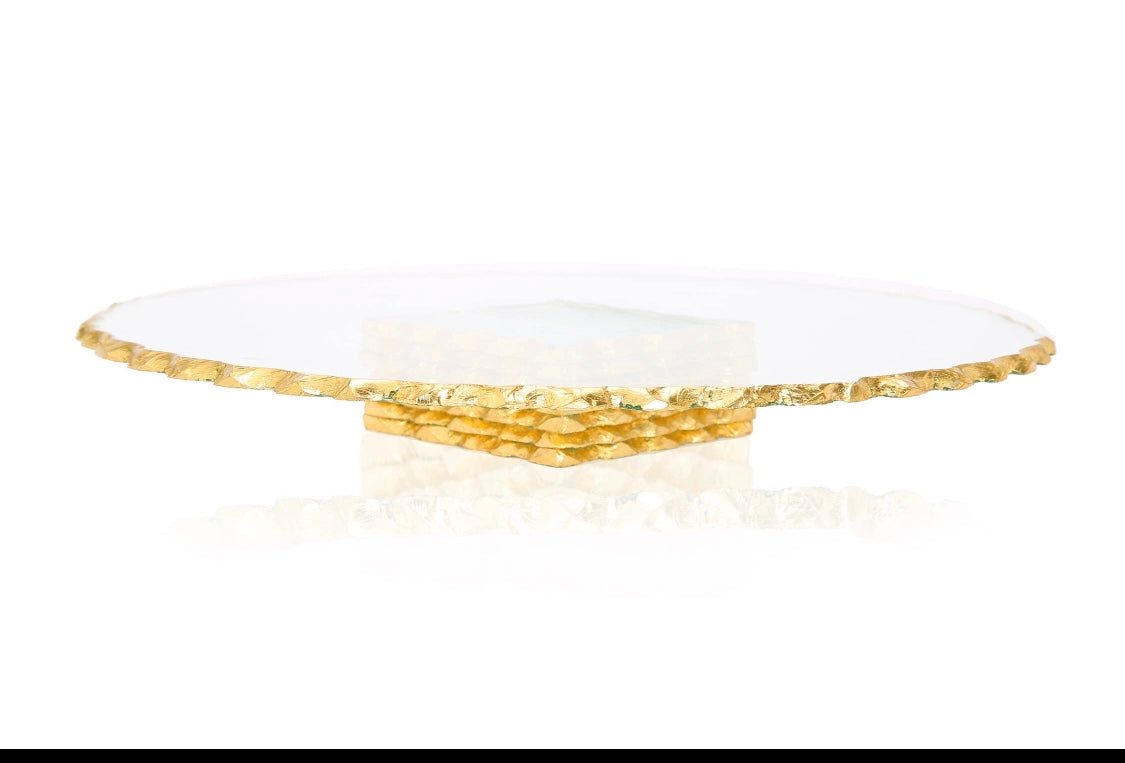 Cake Stand Stackable Gold Base
