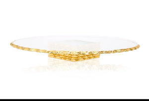 Cake Stand Stackable Gold Base