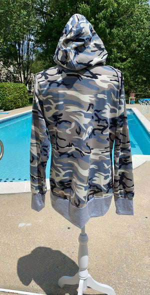 Hoodie camouflage sweater