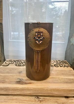 Bronze metal Candle Holder